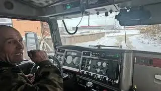 Кенворт  -Т660.  Порожняковые движения. С Кирова домой.