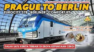 MENIKMATI MAKAN SIANG DENGAN PEMANDANGAN SUNGAI ELBE | PRAGUE TO BERLIN EC 378 BERLINER COMFORTJET