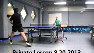 Table Tennis recording 2013