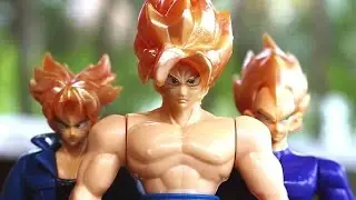 Dragon Ball Figure Review - Super Battle Collection Trunks, Goku & Vegeta Movie 3 Pack