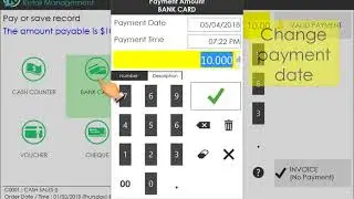 Backdate Invoice and Payment
