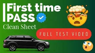 Must Watch!!😱 Full Driving Test Video | First Time PASS CLEAN SHEET