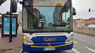 (Bus Toulouse ligne 13) Irisbus Citelis GNC n&deg;0933, de Rond-point Langlade &agrave; Oncopole Courri&egrave;re