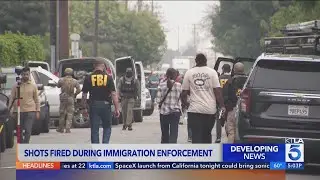 Shots fired during immigration enforcement operation in L.A. County