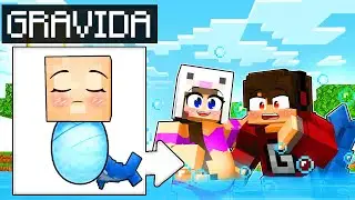 COELHA SEREIA está GRÁVIDA do REI TUBARÃO no Minecraft !