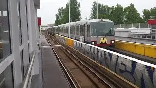 RET Metro Combi Type B en 3*Type T op Capelsebrug naar De Terp en Remise 's-Gravenweg