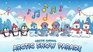 Arctic Animal Snow Parade ❄️🐧 | Fun Winter Adventure for Kids | Animagic Studio