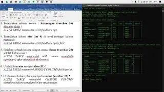 Cara Membuat Database Menggunakan MySql di CMD Command Prompt XAMPP