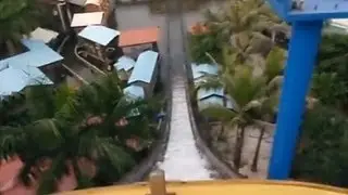'Shoot the Chute' Water Ride On-ride POV, Happy Valley Shenzhen