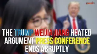 The Trump Weijia Jiang Heated Argument | COVID-19 White House Press Conference Ends Abruptly