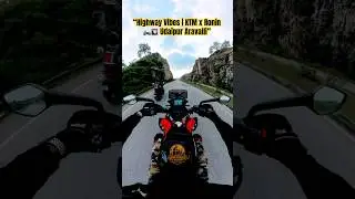 &ldquo;Highway Vibes | KTM x Ronin 🏍️🌄 Udaipur Aravalli&rdquo; #ktm #ktmindia #ktmlover #insta360 #highway