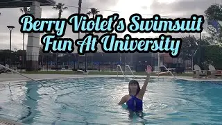 Berry Violet's Swimsuit Fun At University