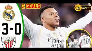 Highlights// Athletic club vs Real Madrid 0-3 Mpappe night 💥🔥🔥🔥🔥