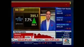 Dainik Bhaskar Mr  Girish Agarwal Interview with CNBC TV 18 8th Feb, 2022