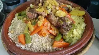 Traditional Moroccan Couscous made by The Best Mom in The World 05/2022 #mymyzpaintings #culinaryart