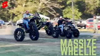 CAN AM RENEGADE | 6&rdquo; LIFT  | MASSIVE POWER WHEELIE | ATV DIRT DRAG RACING