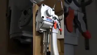 Pneumatic pet strapping machine Aqd 19 #machine #machinery 9322512822