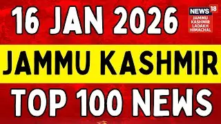 Jammu Kashmir TOP 100 News Today | Gulmarg Major Security Drill | Omar Abdullah News