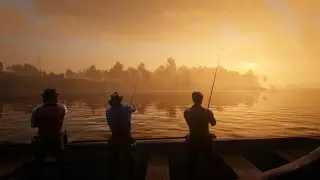 Arthur, Dutch and Hosea go out on a fishing trip | Red Dead Redemption 2