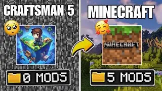How To Make Craftsman 5 into Minecraft 🔥 || Change craftsman 5 into Minecraft 🤩 ||
