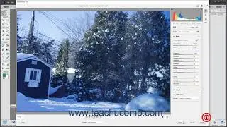 Photoshop Elements 2021 Tutorial Edit Tools in Camera Raw Adobe Training