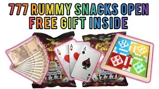🤯777 Rummy Snacks Open | Free Gift Inside Money💸🎁
