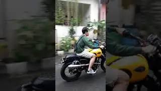 Panasin motor W175 Scrambler, knalpotnya blarr....