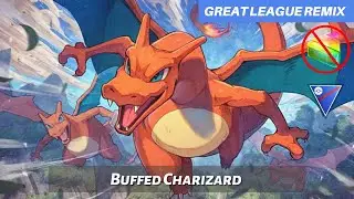 *NEW* Buffed Wing Attack Charizard 🔥 is the BEST SAFE SWAP in Great League Remix? #pokemongo #pvp