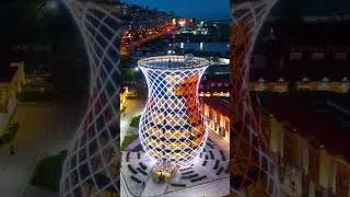 Tea glass-shaped building, Rize, Turkey #turkey #adventure #explore #shortsviral #tea