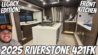 Luxury Front Kitchen RV! 2025 Riverstone Legacy 421FK