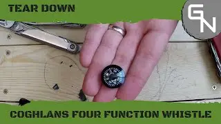 Coghlans Four Function Whistle Tear Down