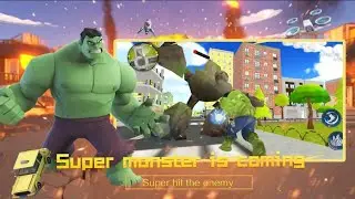 Hulk Super City Heroes Crime City Battle | android gameplay