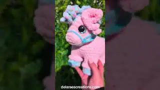 pink pony club anyone? let's crochet a horse for a custom order! #crochetwithme #crochethorse