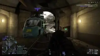 Guy in a chopper gets stuck in a tunnel.