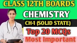 Chapter 1 THE SOLID STATE || Class 12 Chemistry PDF Notes || JEE NEET & Board Exam | by Minhaz Sir 