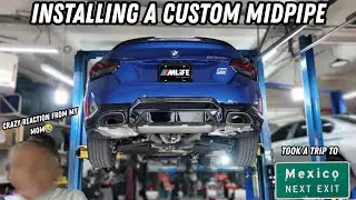 M240i GETS A CUSTOM MIDPIPE+ DOWNSTAR ENGINE BAY DRESS UP KIT