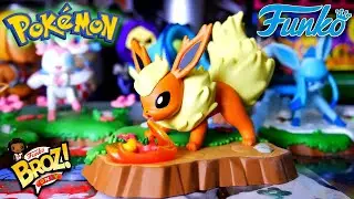 INSANE FLAREON FUNKO FIGURE by  pokemon & Funko  jolteon NEXT ? (Eevee and Friends)