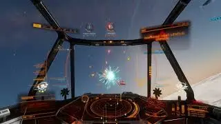 Elite Dangerous Anti-Xeno Initiative Wing EPIC 13min Planet Hydra fight!