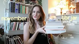 tbr prompt jar picks my november reads 🫙🌟📖
