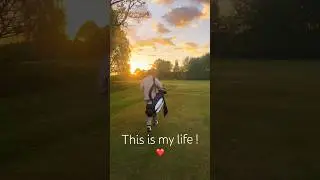 When you realize the only thing better than a perfect swing&hellip; is this view.#GolfVibes #ChasingSunsets