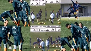 Real Madrid unbelievable training today| Mbappe, Bellingham, Alaba, Vinicius and all the players