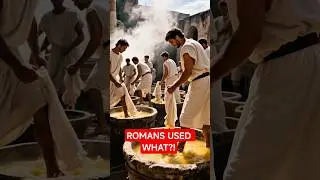 Ancient Romans Used URINE for Laundry 😳 (True History Fact) #DidYouKnow #grosshistory #Roman