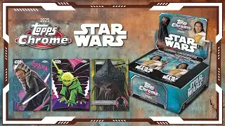 🔥NEW RELEASE🔥2025 TOPP CHROME STAR WARS HOBBY BOX OPENING