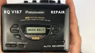 Panasonic RQ V187 cassette walkman repair