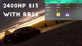 Forza Horizon 3 Mods | Silvia S14 With 2400HP RB26DETT | Dev Build