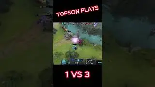 TOPSON 1vs3 with EARTH SPIRIT! #dota2 #shorts #dota #dota2gameplay #dota2highlights #topson