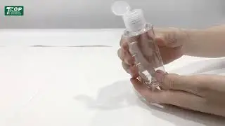 100ml Clear Plastic Packaging Empty PET Disinfectant Hand Washing Bottles for Hand Sanitizer