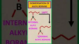 Isomerisation of alkyl borane #shorts