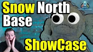 Snow North Cave PVP BUILD!!! Showcasing Gamma 5 | Ark Survival Ascended 2025