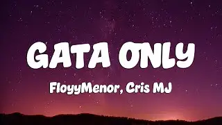 FloyyMenor - GATA ONLY ft. Cris MJ (Letra/Lyrics) (Loop Video)